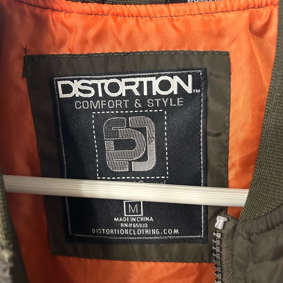 Military Green Bomber Jacket - Picture 2 of 3